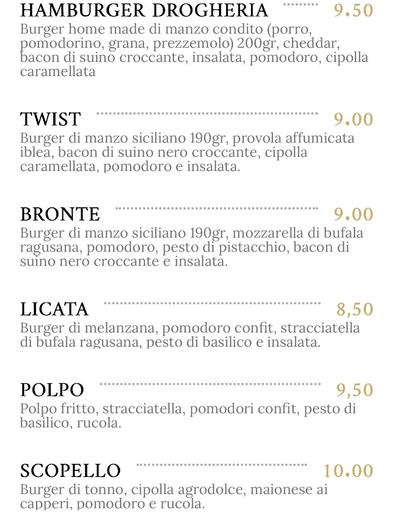Menu_La Drogheria_Licata_image_1