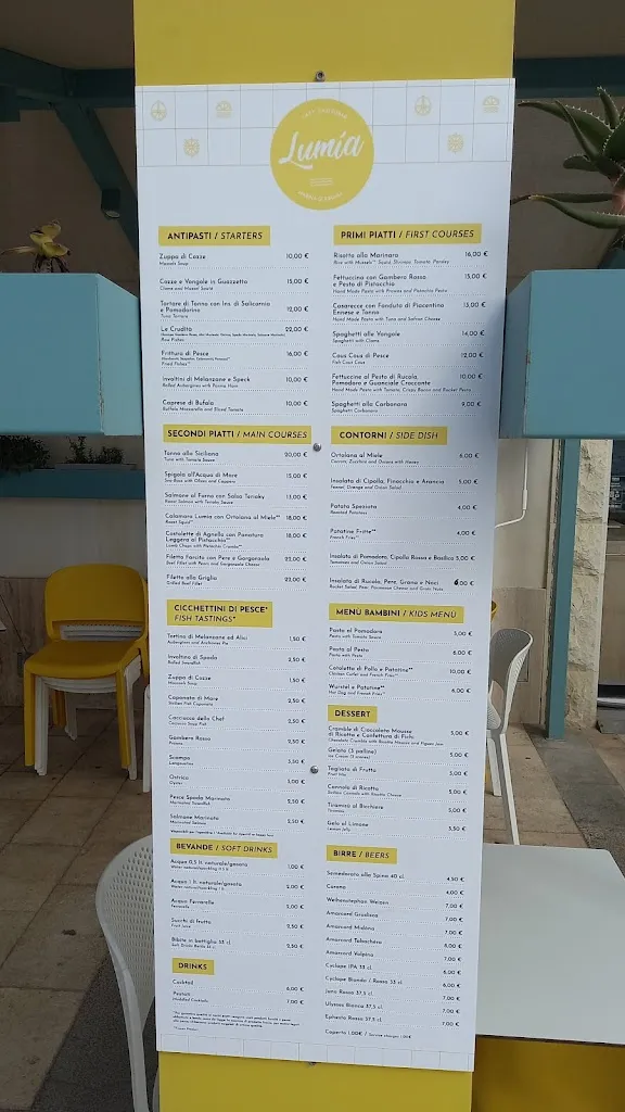 Menu_Lumía Trattoria di Mare - Marina di Ragusa_Marina di Ragusa_image_2