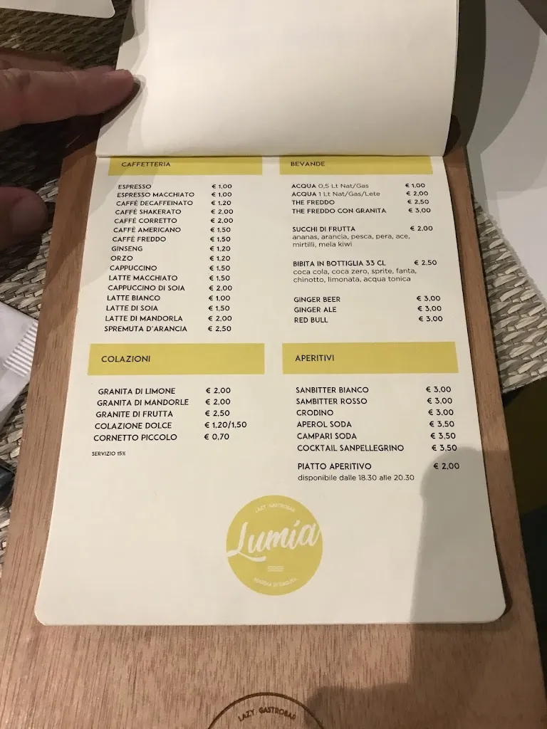 Menu_Lumía Trattoria di Mare - Marina di Ragusa_Marina di Ragusa_image_4