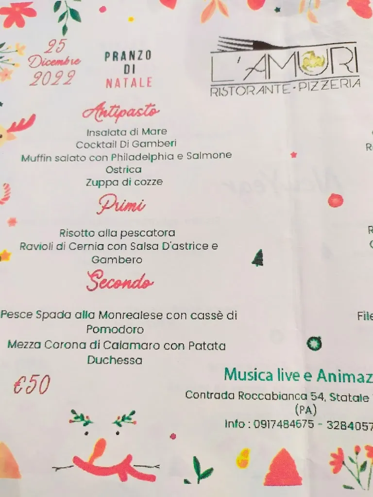Menu_L'Amuri Marineo Ristorante Pizzeria_Marineo_immagine_1
