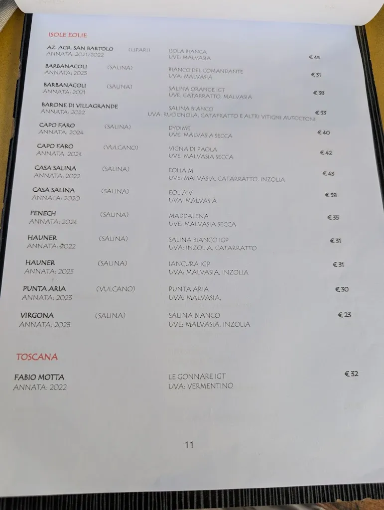 Menu_Osteria San Bartolo_Lipari_immagine_1
