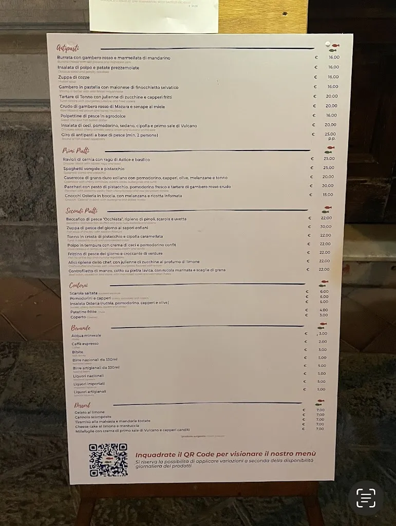 Menu_Osteria Liparota_Lipari_image_1