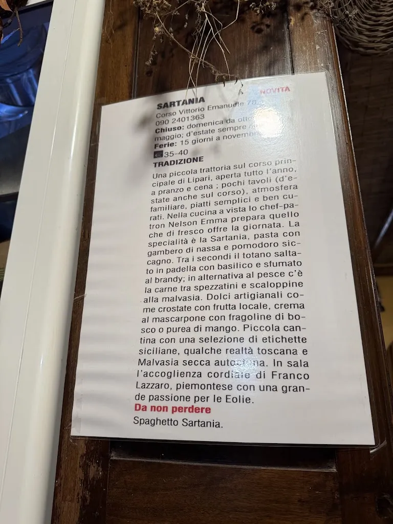 Menu_A Sartania_Lipari_image_1