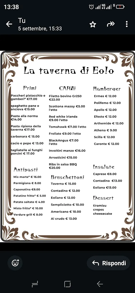 Menu_La taverna di eolo_Lipari_image_2
