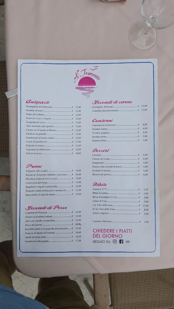 Menu_Ristorante Al Tramonto_Lipari_image_1