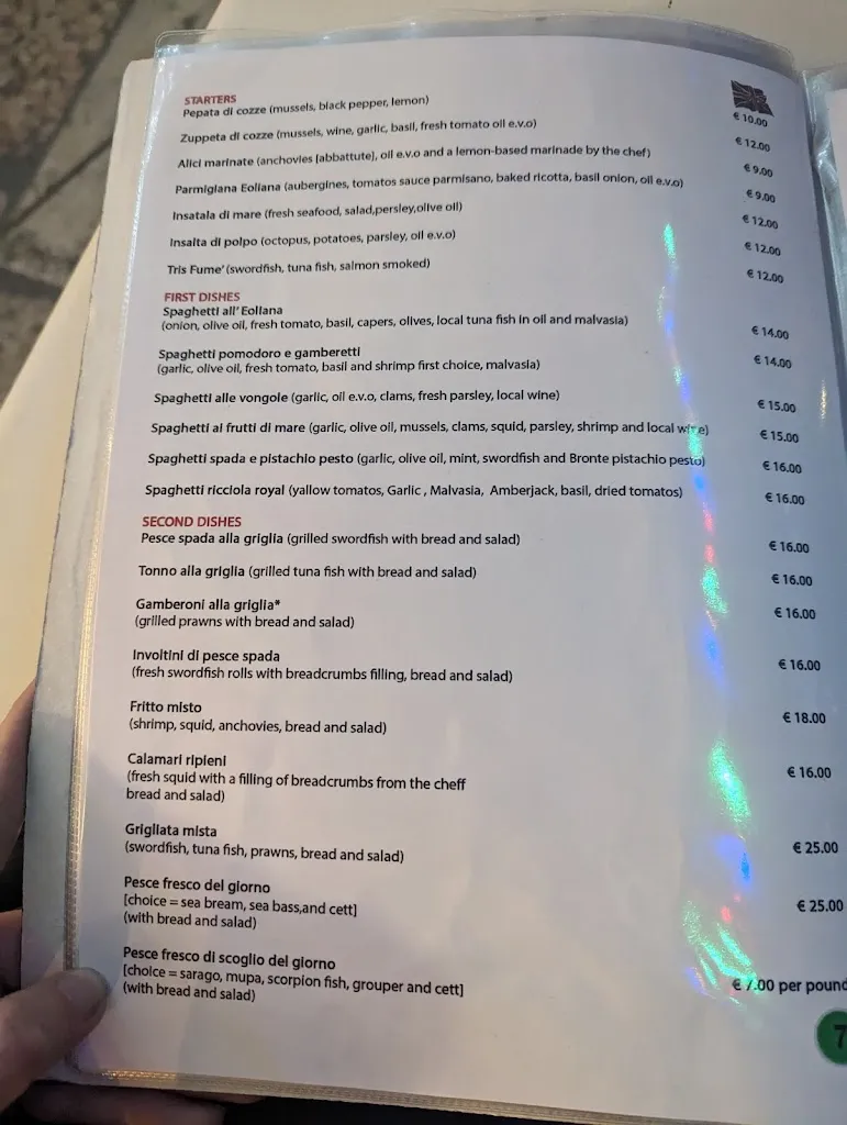 Menu_Da Francesco Ristorante Pizzeria Bar_Lipari_image_4