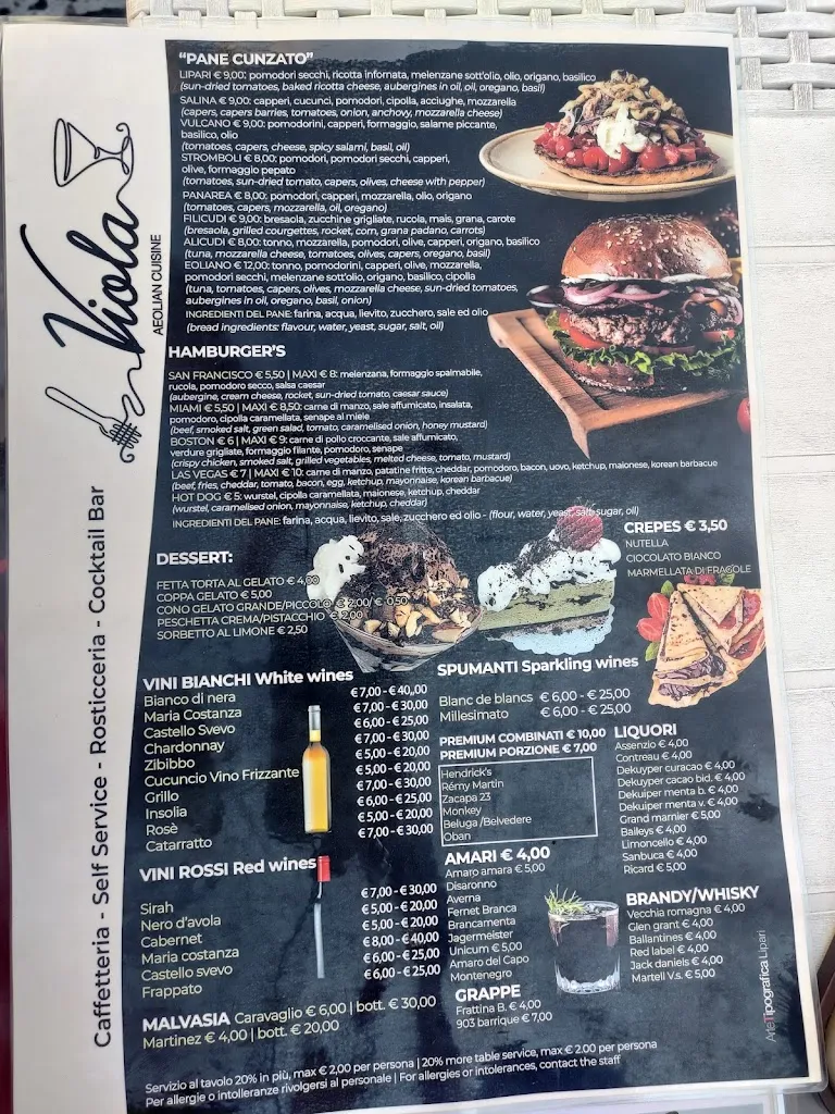 Menu_Viola Aeolian Cuisine_Lipari_image_2