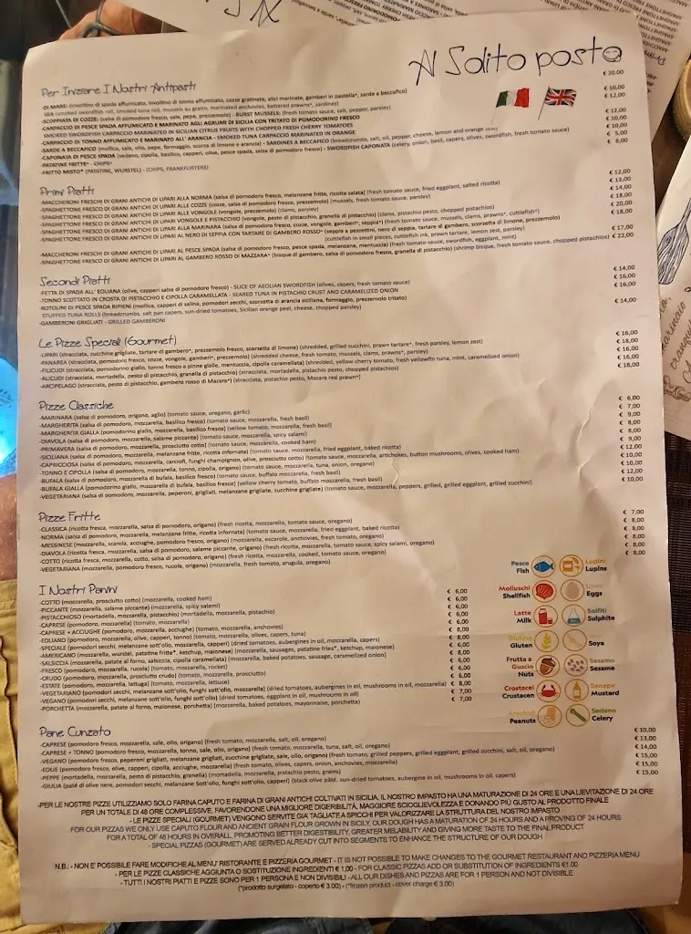 Menu_DA PEPPE Al Solito Posto_Lipari_immagine_1