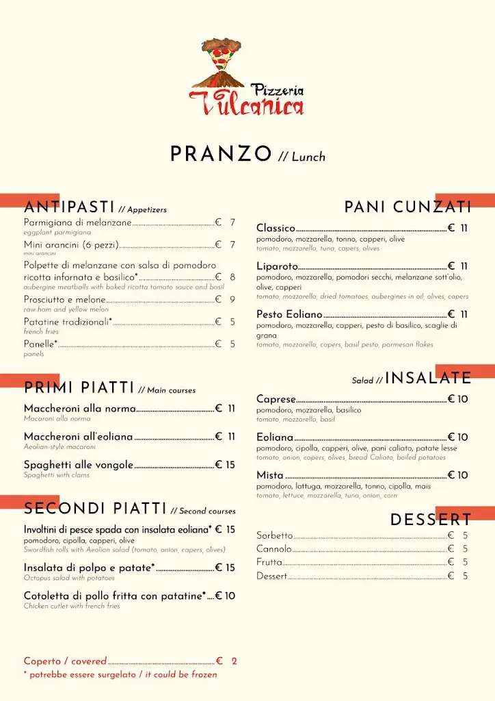 Menu_Pizzeria Vulcanica e Ristorante Lipari_Lipari_image_3