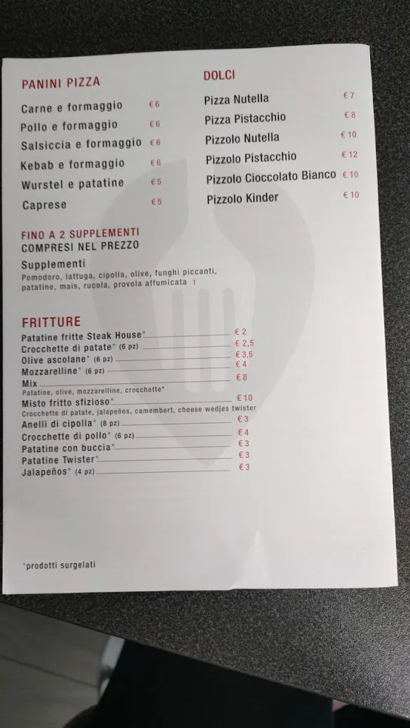 Menu_Pizzeria Trattoria Al Ritrovo_Melilli_image_1