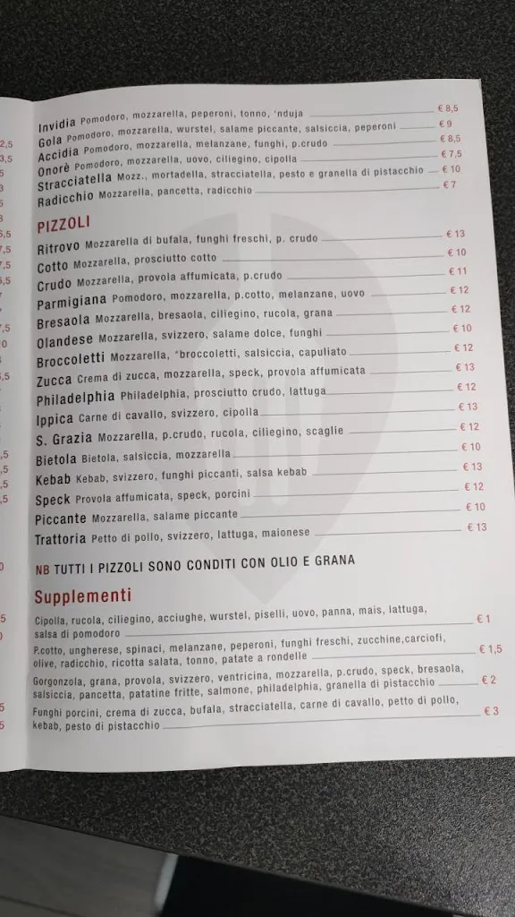 Menu_Pizzeria Trattoria Al Ritrovo_Melilli_image_2