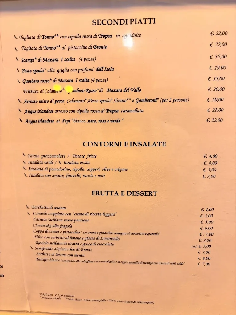 Menu_Ristorante Donna Franca_Mazara II_image_4