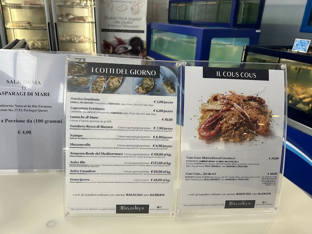 Menu_Maréaviva Ostricheria Crostaceria Molluscheria_Mazara II_image_3