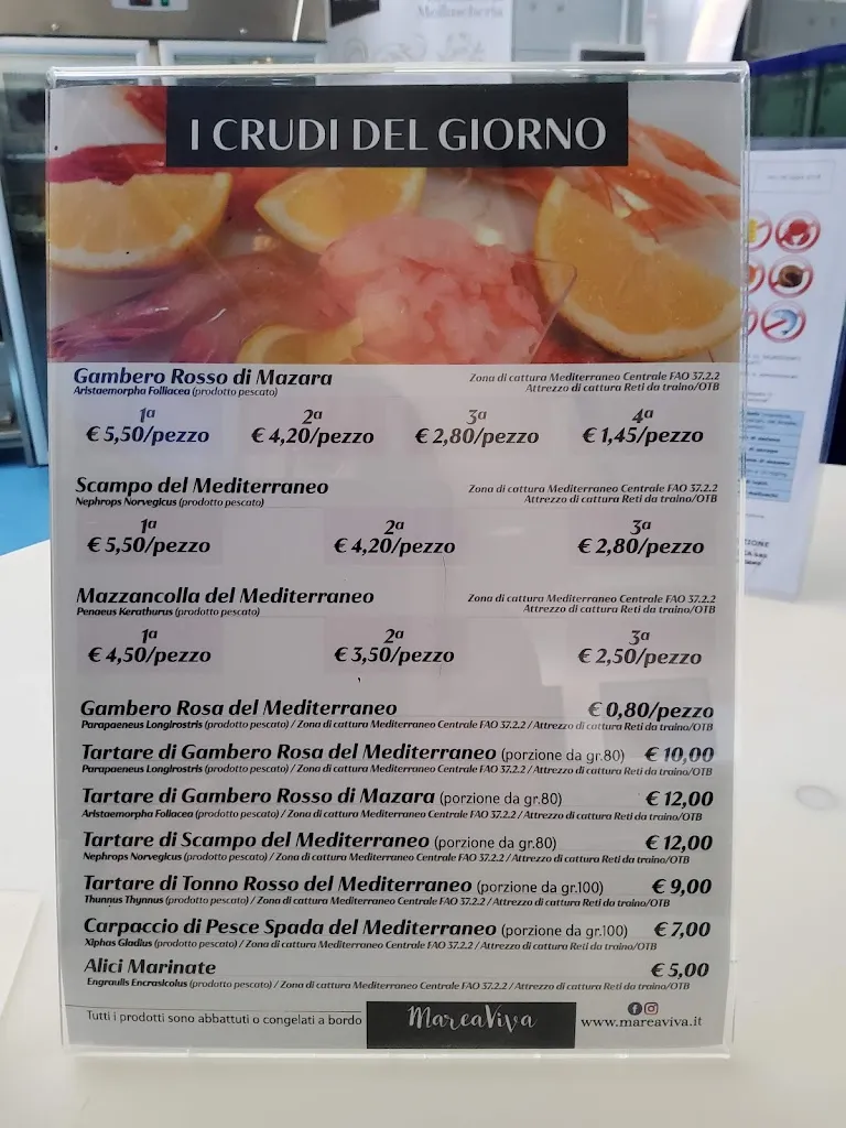 Menu_Maréaviva Ostricheria Crostaceria Molluscheria_Mazara II_image_4