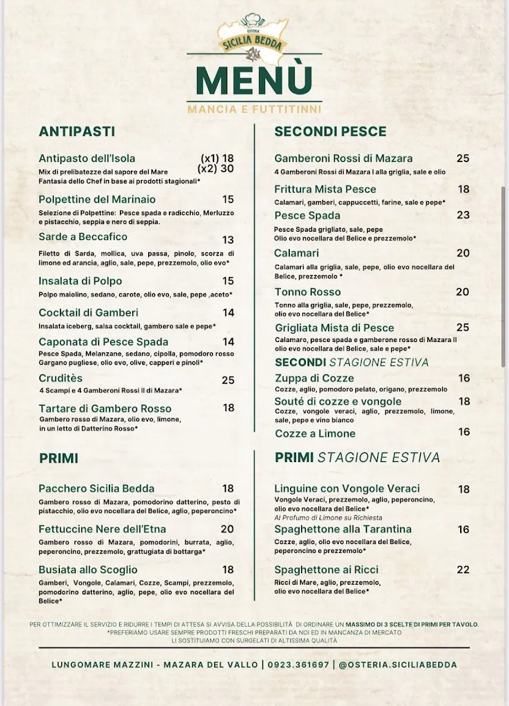 Menu_Osteria Sicilia Bedda_Mazara II_image_3