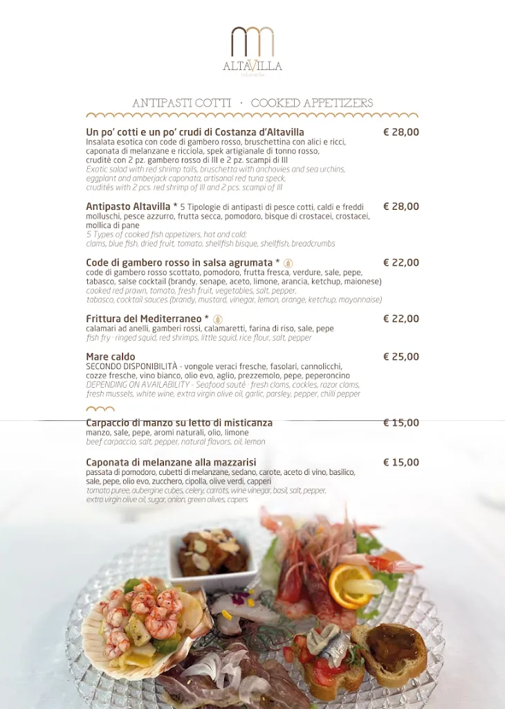 Menu_Altavilla Ristorante_Mazara II_image_3