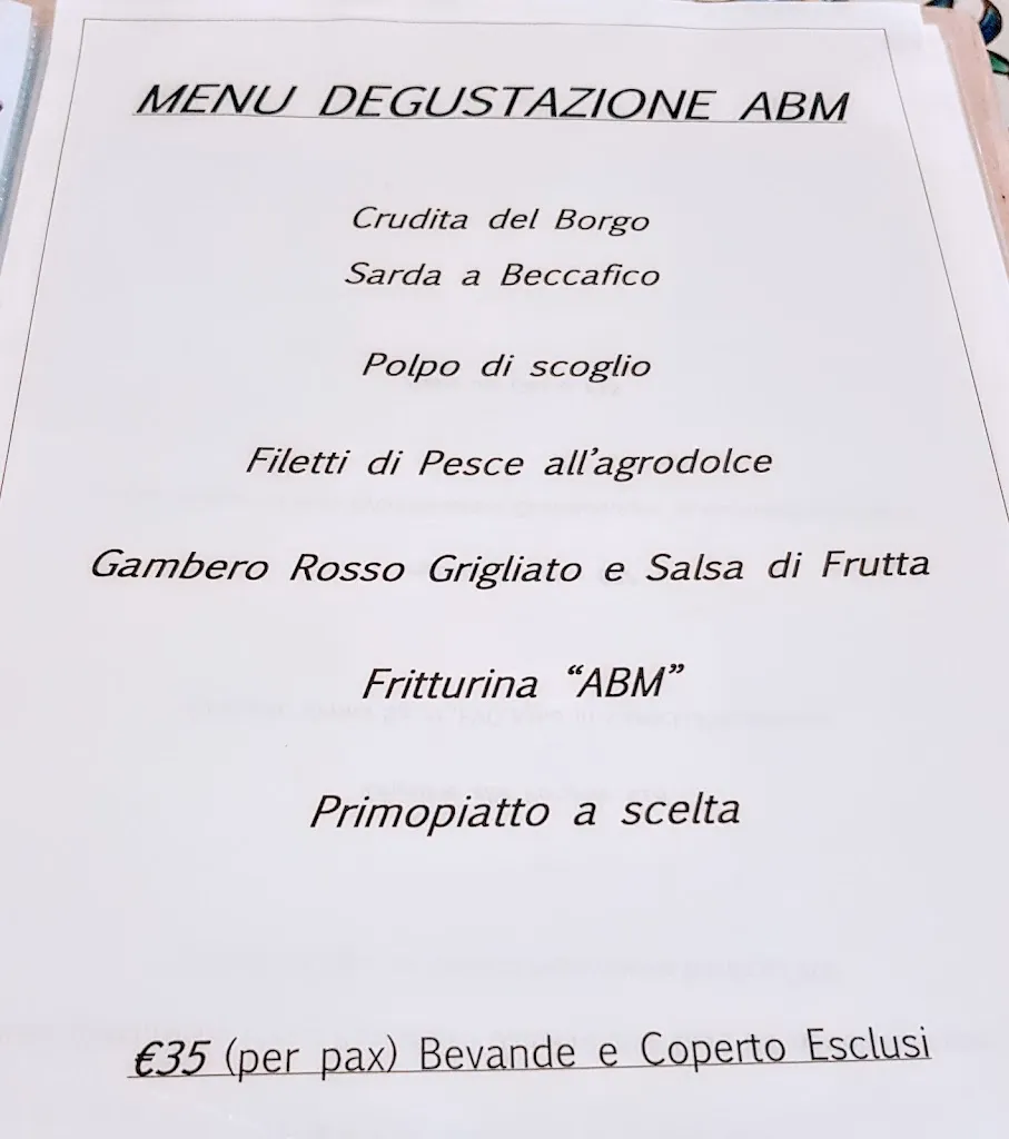 Menu_CONTROCORRENTE -Taverna di Mare- di Marmoreo Bartolomeo Antico borgo marinaro_Mazara II_image_1