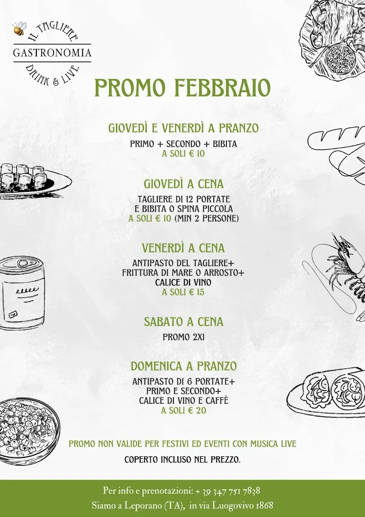 Menu_Gastronomia e bistrot 