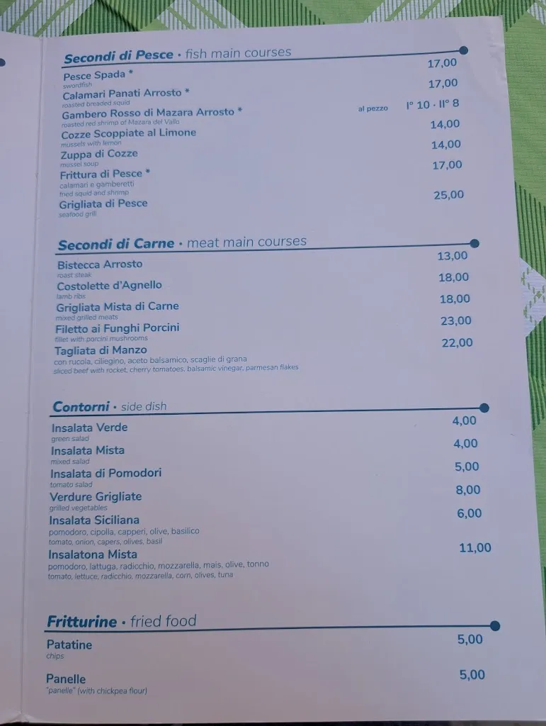 Menu_Ristorante L'Antica Sicilia_Mazara II_image_1