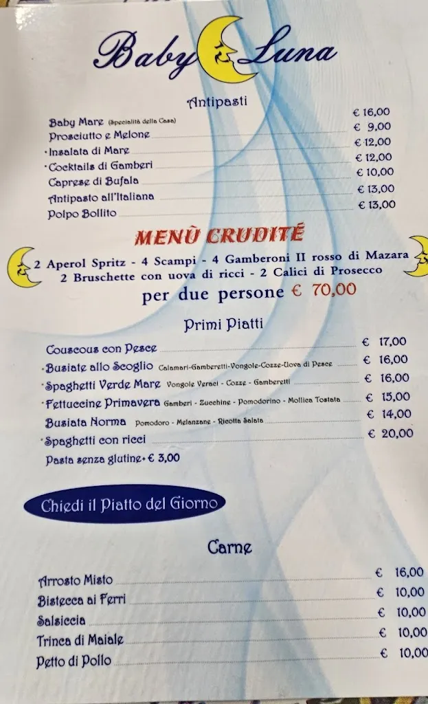 Menu_Ristorante Pizzeria Baby Luna_Mazara II_image_3