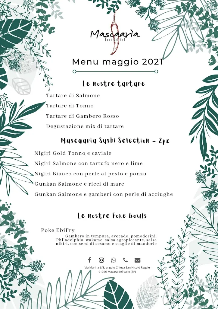 Menu_Mascaaria_Mazara II_image_1