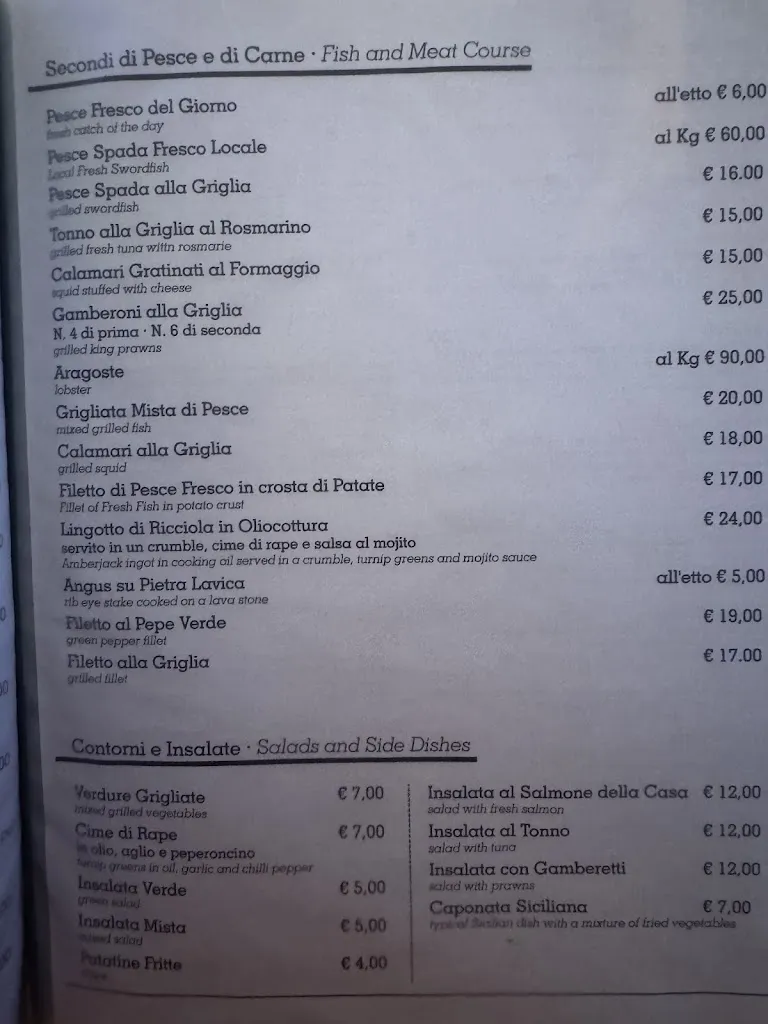 Menu_La Vela · Ristorante e Pizza Gourmet_Mazara II_image_3