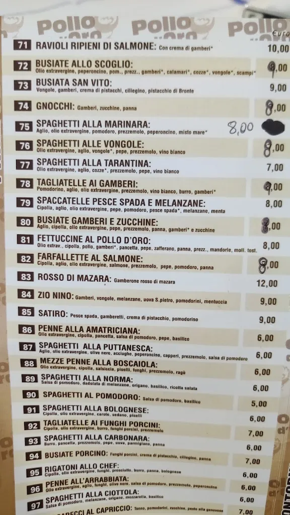 Menu_Pizzeria Rosticceria Pollo D`Oro_Mazara II_immagine_2