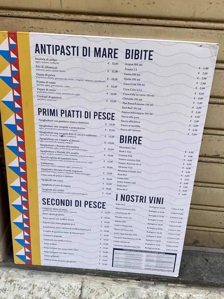 Menu_Ristorante MANGIA E BEVI CHE LA VITA È BREVE_Mazara del Vallo_image_2