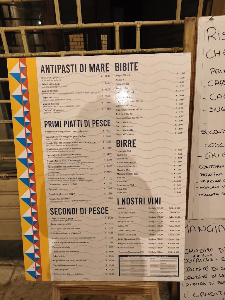 Menu_Ristorante MANGIA E BEVI CHE LA VITA È BREVE_Mazara del Vallo_image_4