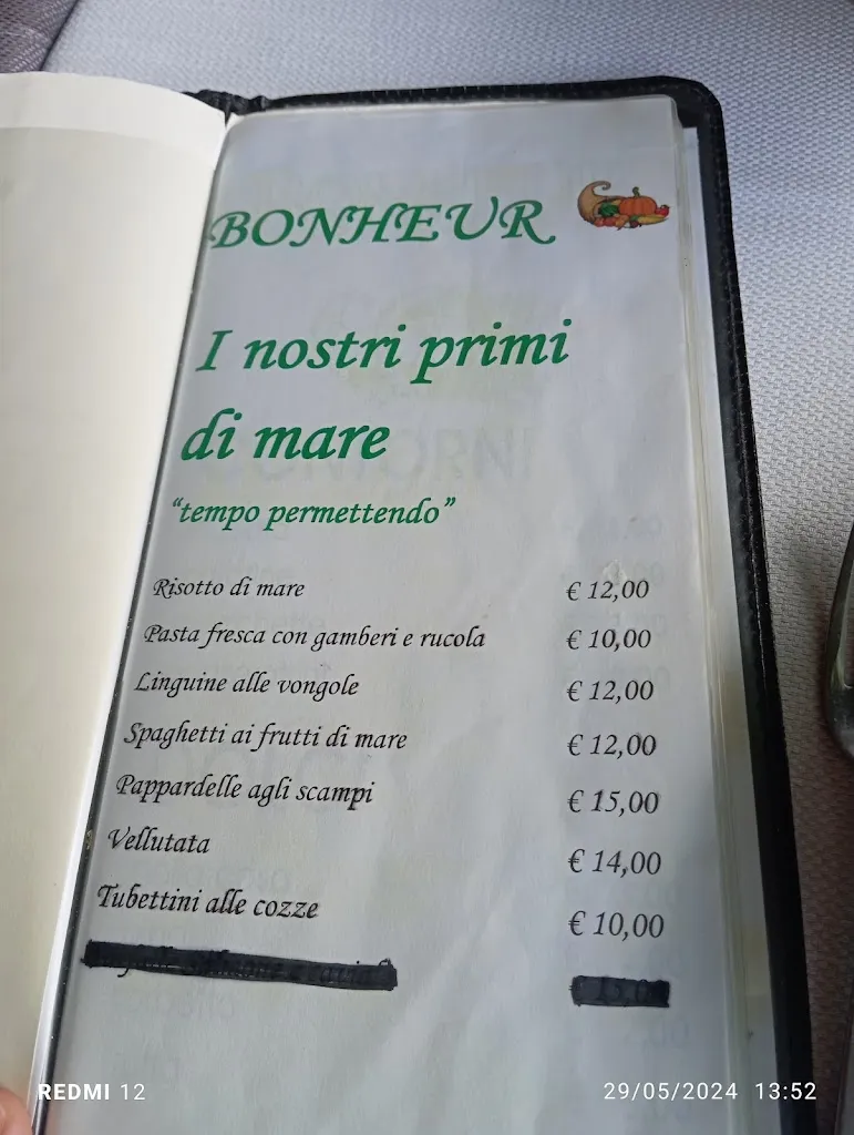 Menu_Ristorante Bonheur_Leporano Marina_image_2