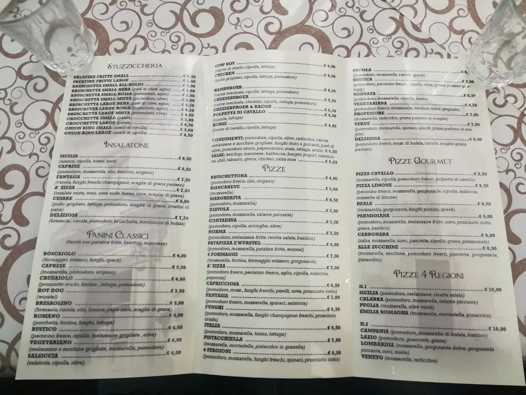 Menu_A ZIZZA_Militello in Val di Catania_image_1