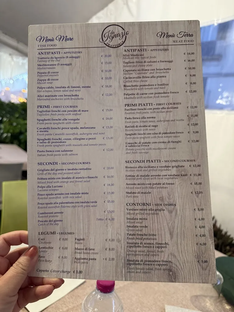 Menu_Trattoria Da Ignazio_Modica_image_3