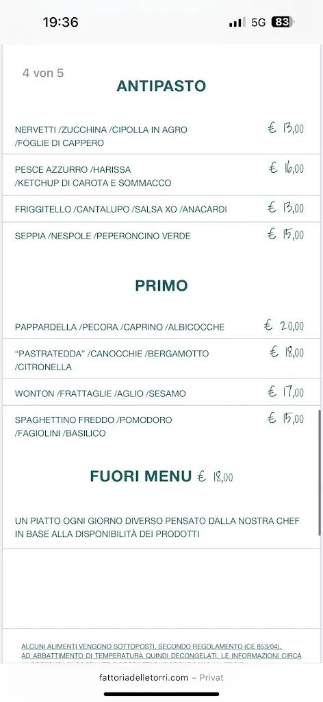 Menu_Fattoria Delle Torri_Modica_image_2
