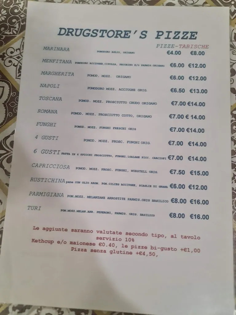 Menu_Drugstore Pizzeria Ristorante_Menfi_immagine_2