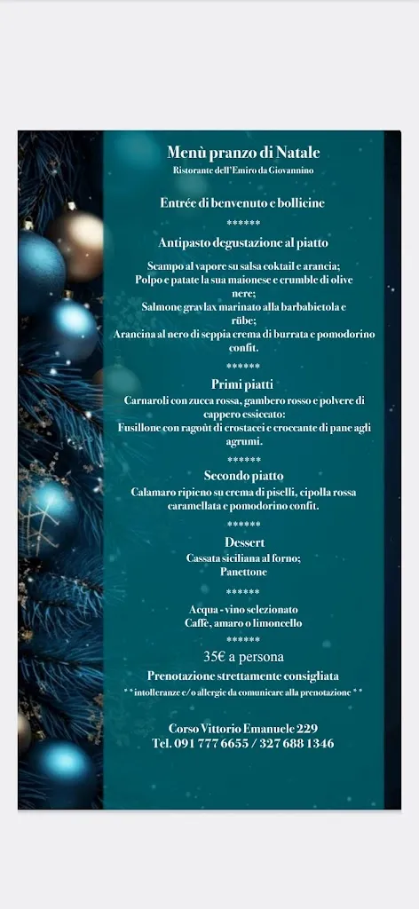 Menu_Ristorante pizzeria dell'emiro da giovannino_Misilmeri_image_1