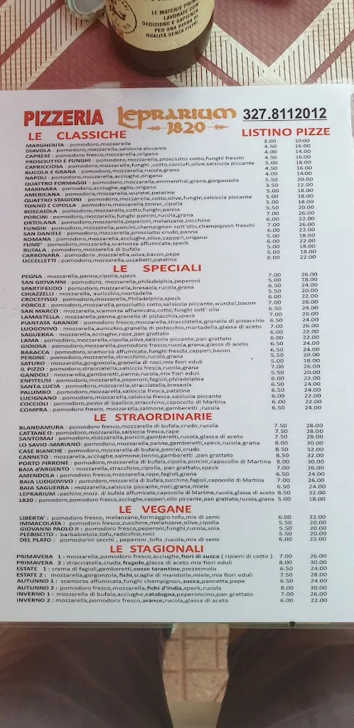Menu_LEPRARIUM 1820_Leporano Marina_image_4