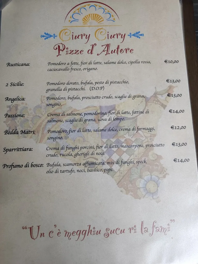 Menu_Pizzeria Ciury Ciury - Portella di Mare_Misilmeri_image_4