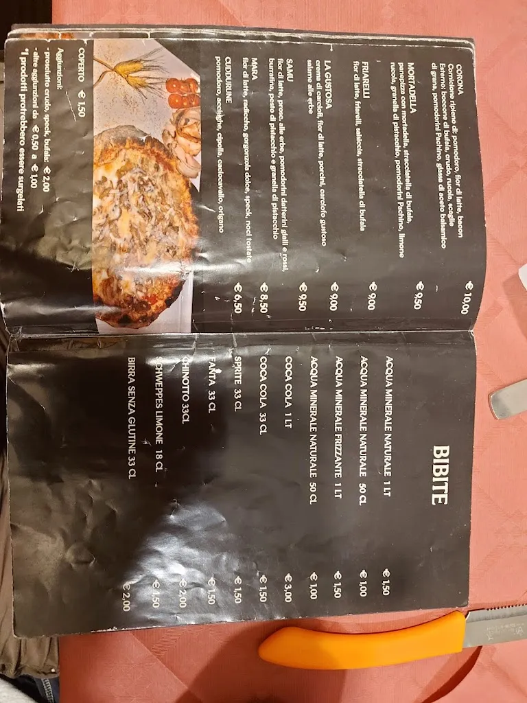 Menu_Pizzeria Misilmeri 