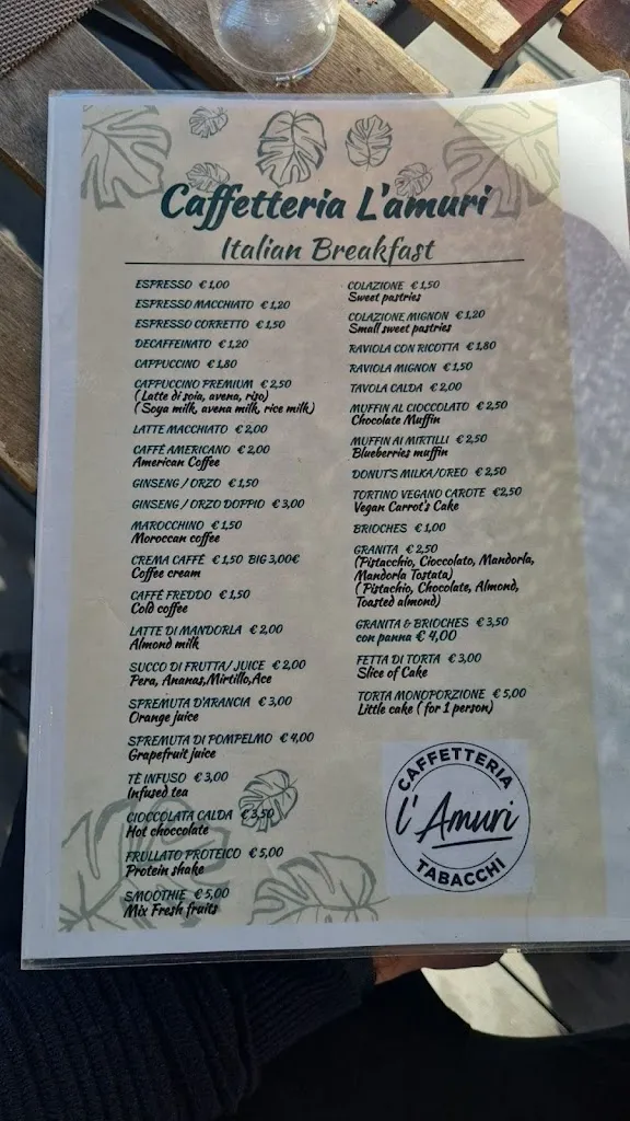 Menu_L’Amuri Coffee & Brunch, Aperitivo Cocktails and Dinner Vibes_Motta Sant'Anastasia_image_4