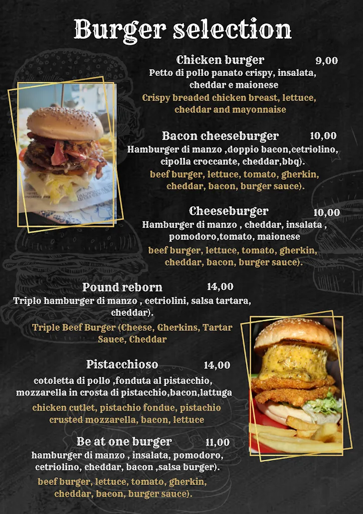 Menu_Be At One Restaurant - Tex Mex_Motta Sant'Anastasia_image_2