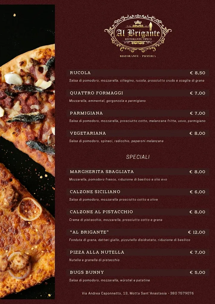Menu_Pizzeria Al Brigante_Motta Sant'Anastasia_image_2