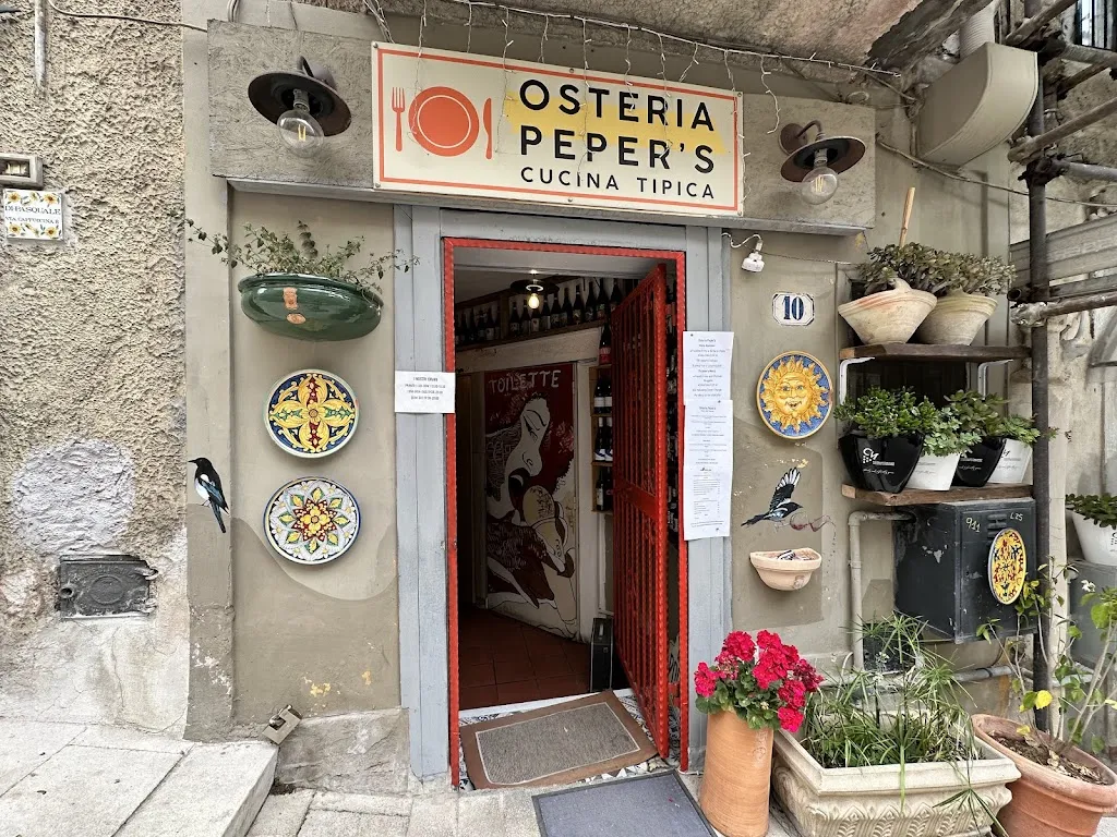 Osteria Peper's restaurant in Monreale