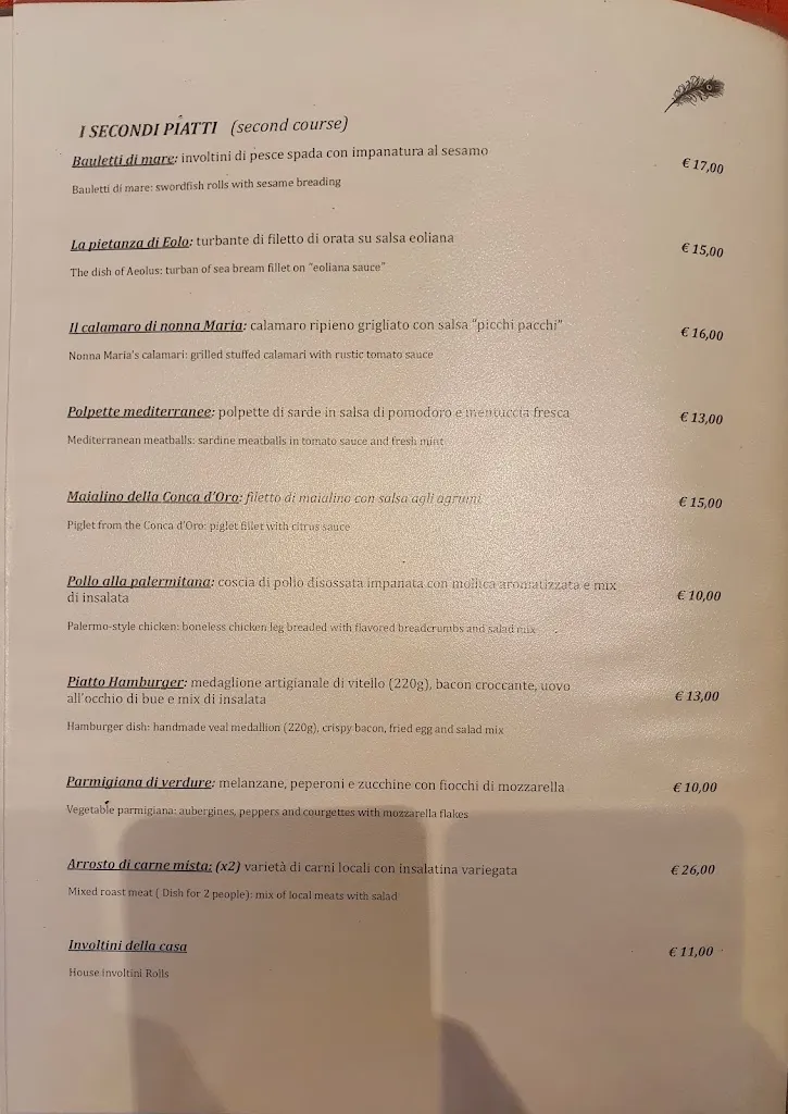 Menu_Taverna del Pavone_Monreale_image_3