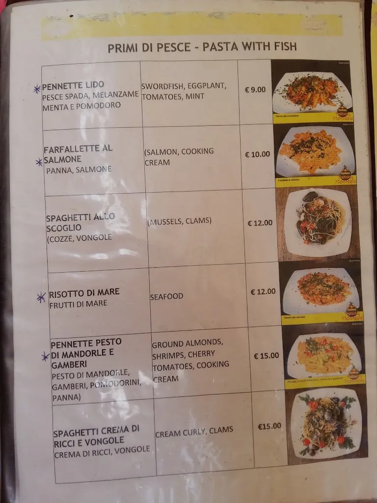 Menu_Trattoria Pizzeria Monreale_Monreale_immagine_1