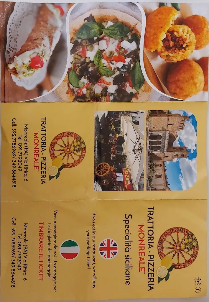 Menu_Trattoria Pizzeria Monreale_Monreale_immagine_3