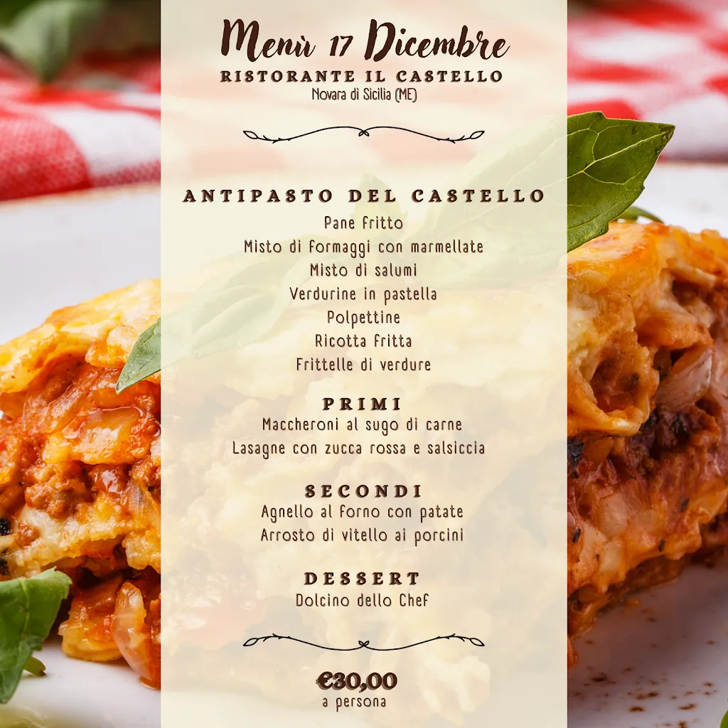 Menu_Ristorante Pizzeria Il Castello_Novara di Sicilia_image_2