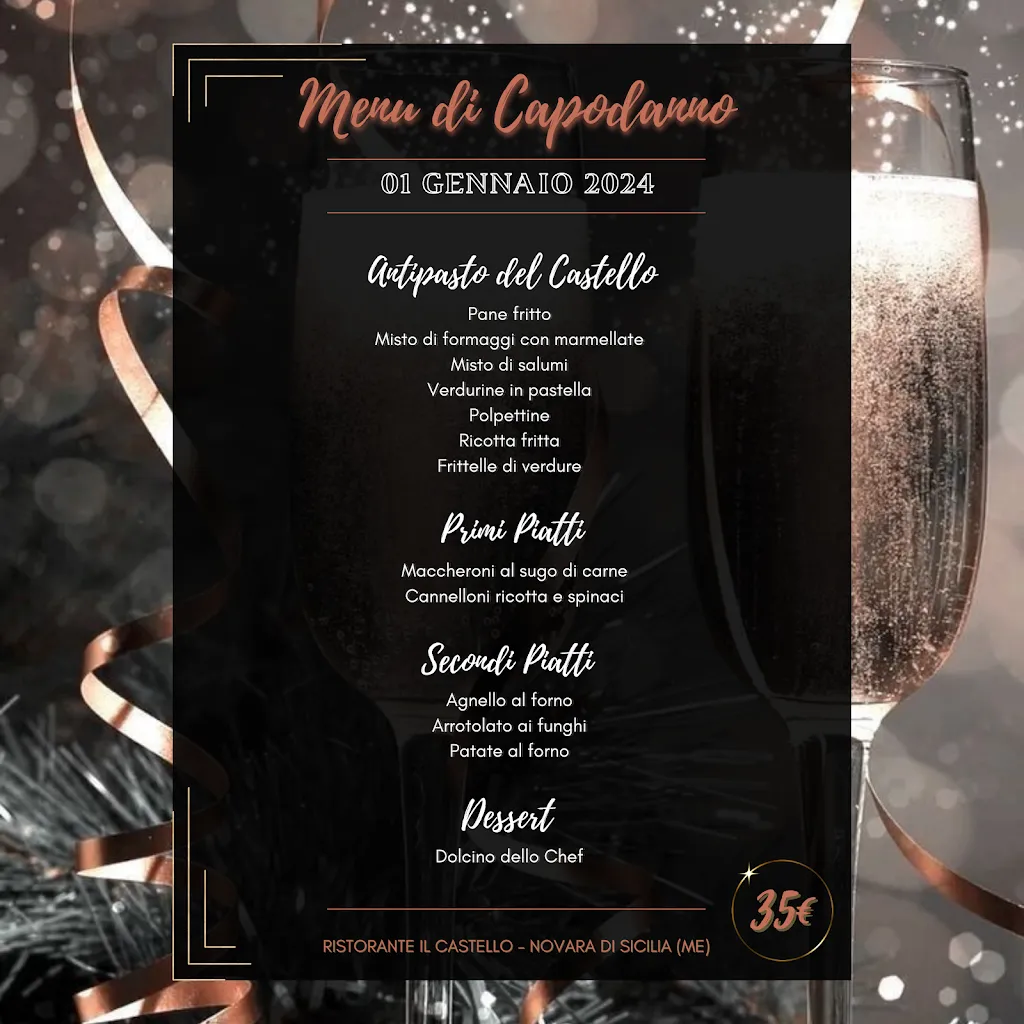 Menu_Ristorante Pizzeria Il Castello_Novara di Sicilia_image_3