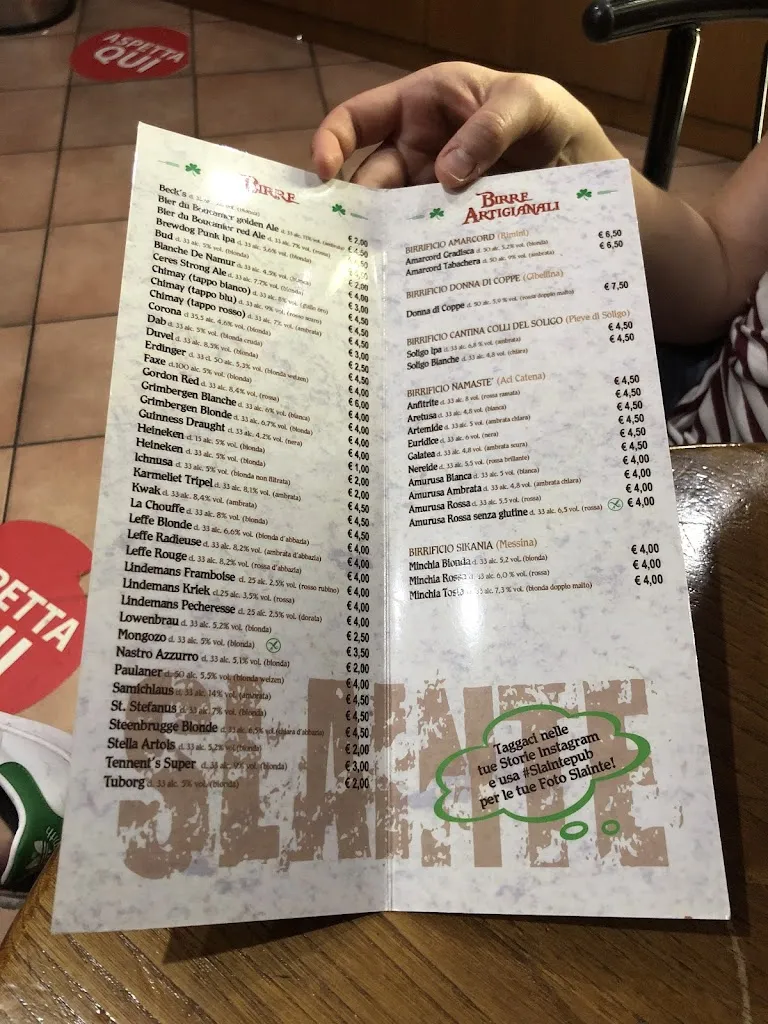 Menu_Slainte Pub_Novara di Sicilia_image_3