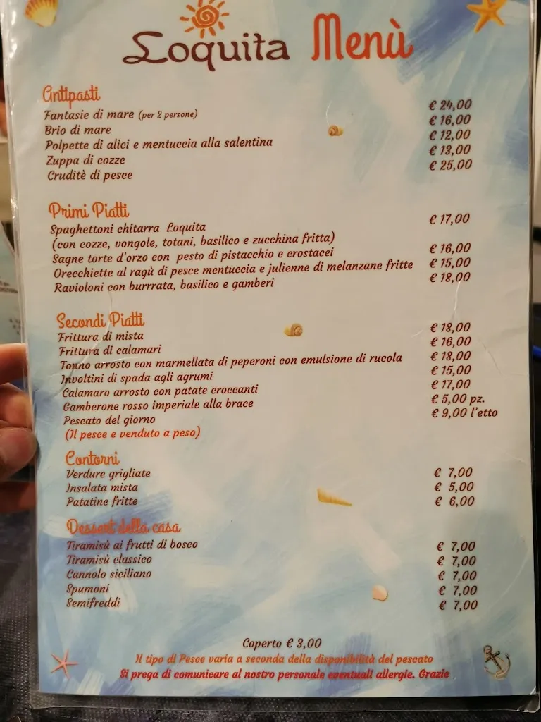 Menu_Ristorante Loquita - Santa Maria di Leuca_Leuca_image_2
