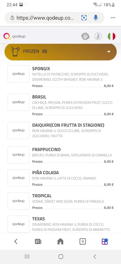 Menu_PuntoICS Pizzeria Ristorante American Bar Nicolosi_Nicolosi_image_1